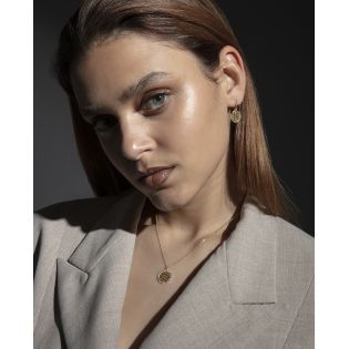 PENDIENTES VICEROY PLATA DE LEY CHAPADA CIRCO COLORES