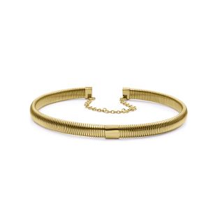 COLLAR VICEROY ACERO IP DORADO TUBOGAS LAURA ESCANES