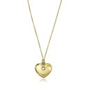 COLGANTE VICEROY FASHION ACERO IP DORADO CORAZÓN 