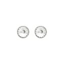 PENDIENTES VICTORIA CRUZ PLATA DE LEY RODIADA CRISTAL BASIC