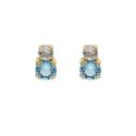 PENDIENTES VICTORIA CRUZ PLATA DE LEY CRISTAL