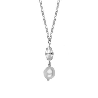COLGANTE VICTORIA CRUZ TUYYO MARQUESAS CRYSTAL CON PERLA