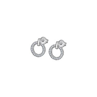 PENDIENTES LOTUS SILVER SRA AROS CIRCONITAS