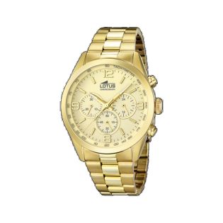RELOJ LOTUS CAB CRONO ACERO ESF CHAMP