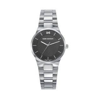 RELOJ MARK MADDOX SEÑORA BRAZALETE ACERO ESF. NEGRA 