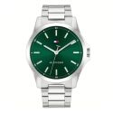 RELOJ TOMMY HILFIGER CAB ACERO ESF VERDE BRAZALETE