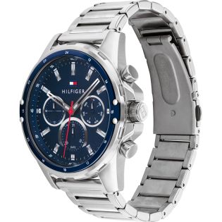 RELOJ TOMMY HILFIGER 45MM AC MASSON ESF AZUL BRAZALETE