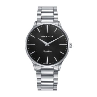 RELOJ VICEROY CAB ACERO BRAZALETE ESF GRIS ZAFIRO SWISS MADE
