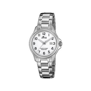 RELOJ LOTUS SRA ACERO ESF BLANCA 