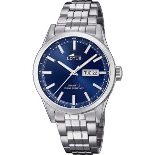 RELOJ LOTUS CABALLERO ARMIS ESF. AZUL CALENDARIO 