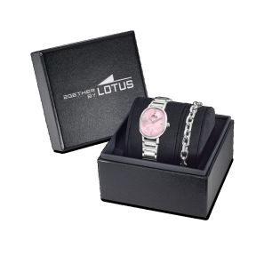 RELOJ LOTUS 2GETHER SEÑORA ARMIS ACERO ESF. NACARADA ROSA 
