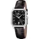 RELOJ LOTUS CABALLERO ESF CUADRADA NEGRA CORREA NEGRA 