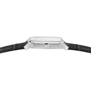 RELOJ LOTUS CABALLERO ESF CUADRADA NEGRA CORREA NEGRA 