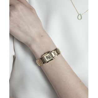 RELOJ VICEROY SEÑORA ACERO IP DORADO ESF. CUADRADA