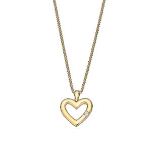 GARGANTILLA LOTUS SILVER PLATA CORAZON CIRCONITAS