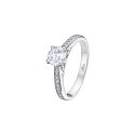 SORTIJA LOTUS SILVER GLAM SOLITARIO CON CIRCONITAS EN RIVIERE PLATA DE LEY 