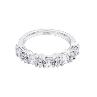 SORTIJA LOTUS SILVER GLAM CIRCONITAS EN RIVIERE PLATA DE LEY 