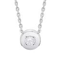 GARGANTILLA LOTUS SILVER PLATA DE LEY CIRCONITA 