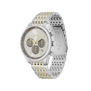 RELOJ BOSS CAB ACERO BRAZALETE BICOLOR