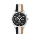 RELOJ BOSS CAB ACERO CORREA BICOLOR 