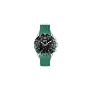 RELOJ BOSS CAB MULTF. ACERO CAUCHO VERDE ESF NEGRA