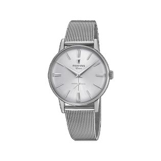 RELOJ FESTINA CAB ACERO MALLA ESF PLATA EXTRA 