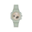 RELOJ LACOSTE SRA ANALOGICO DIG. CAUCHO VERDE ESF COBRE