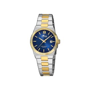 RELOJ LOTUS SRA ACERO BICOLOR ESF AZUL