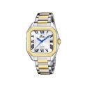 RELOJ LOTUS SRA ACERO BICOLOR RECTANGULAR