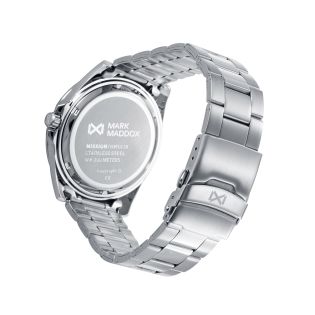 RELOJ MARK MADDOX CAB ACERO Y ALUMINIO BRAZALETE