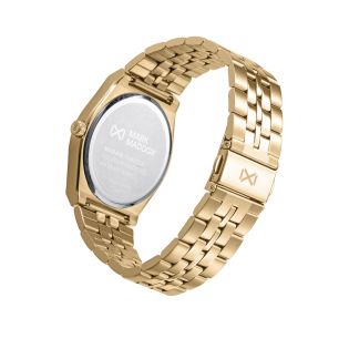 RELOJ MARK MADDOX CAB ACERO IP DORADO