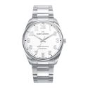 RELOJ MARK MADDOX CABALLERO BRAZALETE ACERO ESF. BLANCA