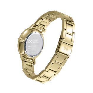 RELOJ MARK MADDOX SRA ACERO IP DORADO BRAZALETE