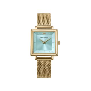 RELOJ MARK MADDOX SRA ACERO IP DORADO MALLA