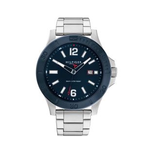 RELOJ TOMMY HILFIGER RYAN 3AG AC 46MM BIS ESF AZ MAR BRAZA