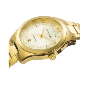 RELOJ VICEROY CAB ACERO IP DORADO BRAZALETE
