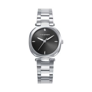 RELOJ VICEROY SRA ACERO BRAZALETE ESF NEGRA