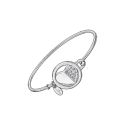 PULSERA LOTUS STYLE SRA ACERO CORAZON