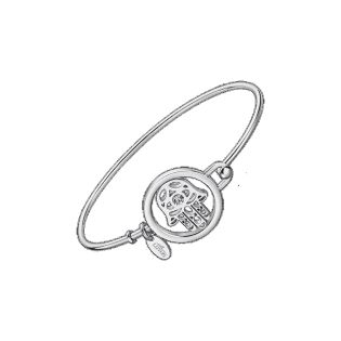 PULSERA LOTUS STYLE ACERO MANO FATIMA