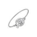 PULSERA LOTUS STYLE ACERO MANO FATIMA