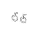 PENDIENTES LOTUS STYLE SRA ACERO