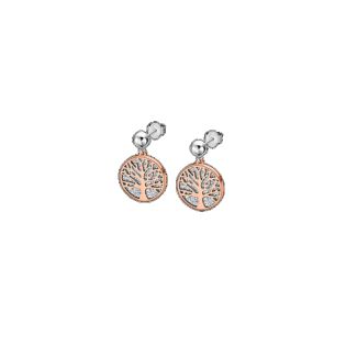 PENDIENTES LOTUS STYLE SRA ACERO ROSE