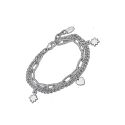 PULSERA LOTUS STYLE SRA ACERO COLGANTES