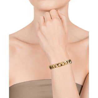 PULSERA VICEROY ACERO DORADO ESLABONES