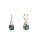 PENDIENTES VICEROY PLATA DE LEY BAÑO ORO CRISTAL SRA JEWELS