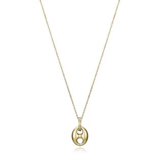 COLGANTE VICEROY ACERO IP DORADO CIRCONITAS