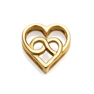 MOTIVO VIVEROY ACERO IP DORADO CORAZON ENTRELA