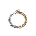 PULSERA VICEROY ACERO BITONO IP DORADO ESLAB SRA