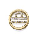 MOTIVO VICEROY ACERO IP DORADO CIRCULAR LIBRA