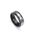 SORTIJA VICEROY CAB TITANIO IP NEGRO FASHION